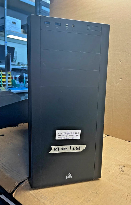 Corsair Gaming PC, Gigabyte G1 Sniper B7 i7-6700 8GB 256GB SSD, R7 200 HX850i 🍁