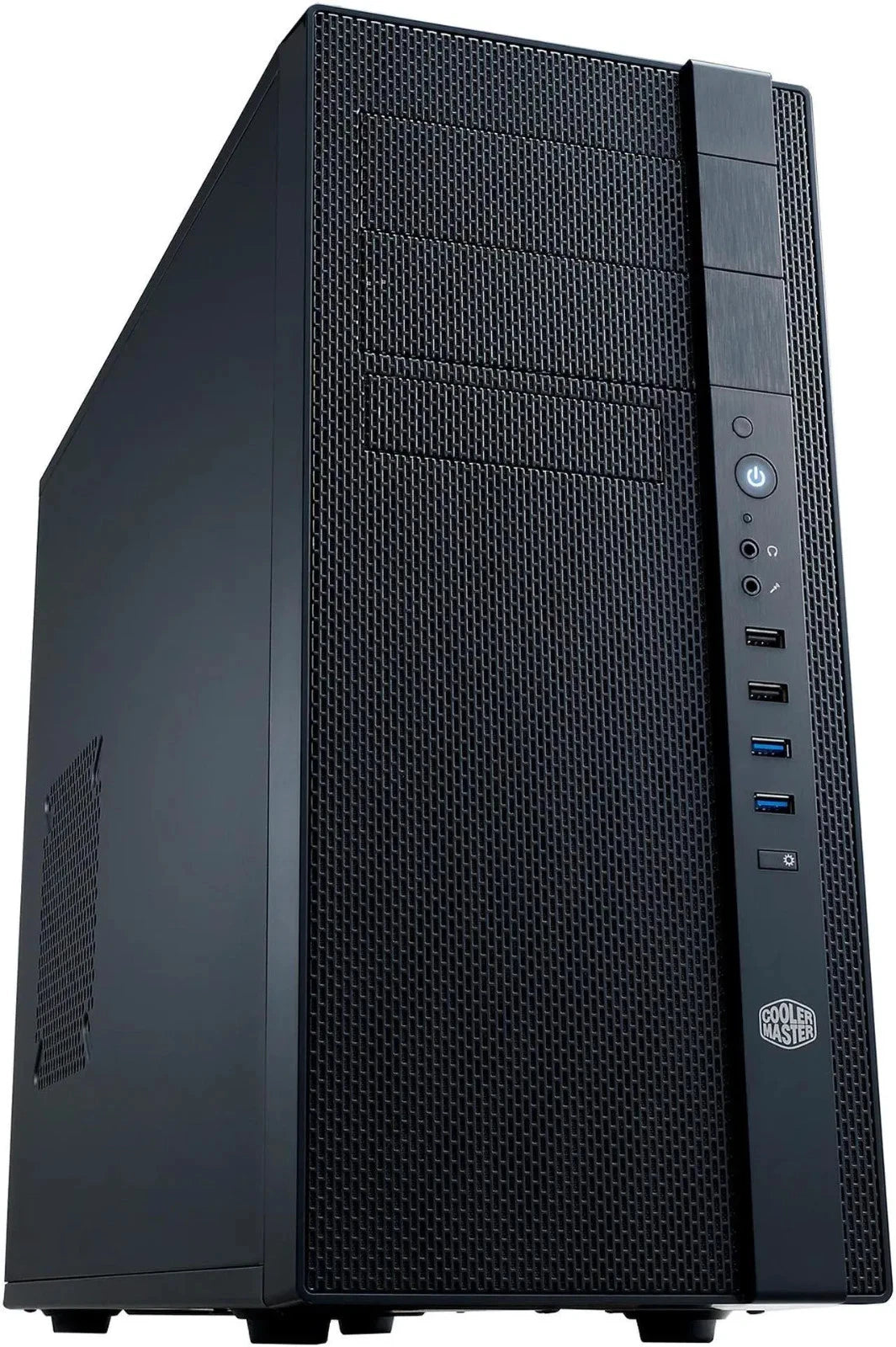 Boîtier d'ordinateur moyen tour ATX Cooler Master N400 noir avec ventilation avant en maille 🍁