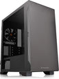 Boîtier d'ordinateur Micro-ATX THERMALTAKE S100 en verre trempé Black Edition 🍁